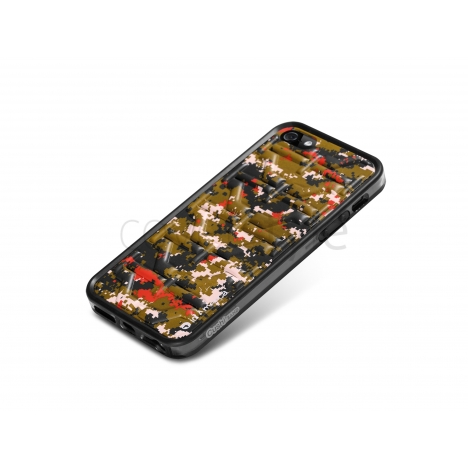 id America - Bumper + Cushi Plus Camo per iPhone 5 - Multi