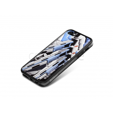 id America - Bumper + Cushi Plus Robotics per iPhone 5 - Bianco