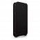 Beyzacases - Custodia in Pelle Serie Flip per iPhone 5 - Nero