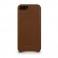 Beyzacases - Custodia in Pelle Serie Flip per iPhone 5 - Marrone