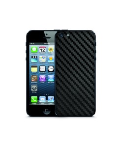 id America - Skin Carbonio Retro per iPhone 5 - Nero
