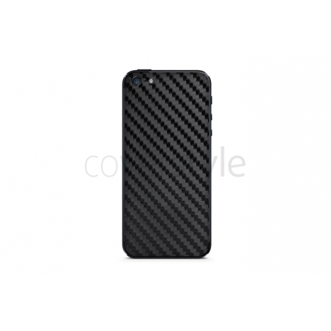 id America - Skin Carbonio Retro per iPhone 5 - Nero