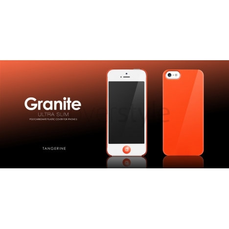 more - Custodia Granite Ultra Sottile per iPhone 5 - Arancione