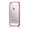 more - Bumper Color Gem Lucent per iPhone 5 - Fuchsia (Rosa)