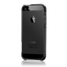 more - Bumper Color Gem Lucent per iPhone 5 - Black Onyx (Trasparente)