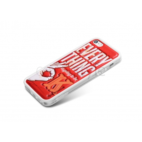 id America - Bumper + Cushi Plus Retro per iPhone 5 - Rosso