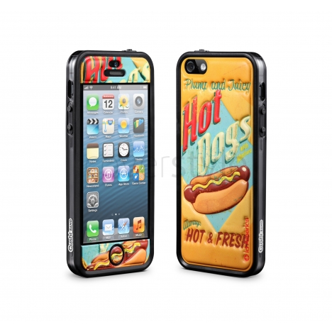 id America - Bumper + Cushi Plus Retro per iPhone 5 - Giallo