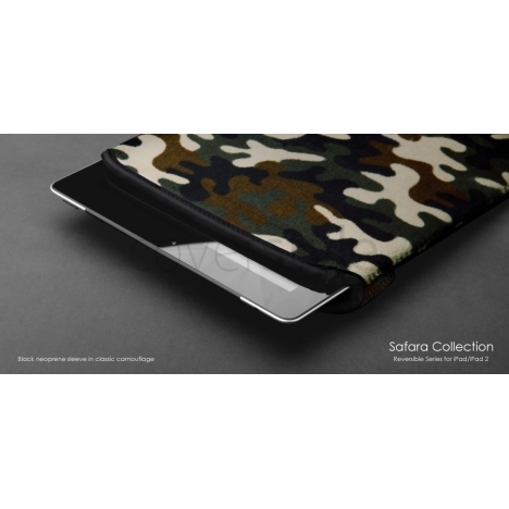 Custodia Safara Collection per iPad - Black/Camo