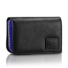 more - Custodia Carri a Portafoglio con Cerniera - Nero/Moonlight Blu