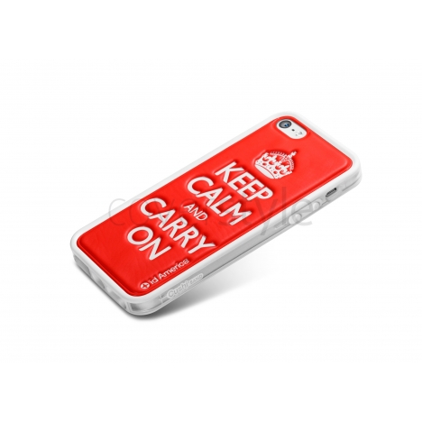 id America - Bumper + Cushi Plus Calm per iPhone 5 - Rosso