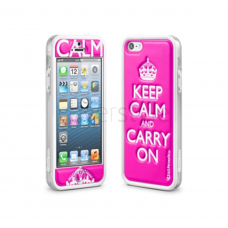 id America - Bumper + Cushi Plus Calm per iPhone 5 - Rosa