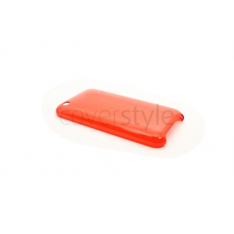 Custodia Plastica Rigida - Rosso Trasparente