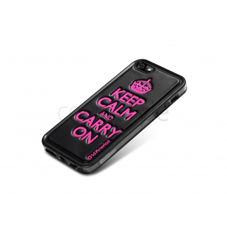id America - Bumper + Cushi Plus Calm per iPhone 5 - Nero