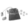id America - Auricolari In-Ear New Metropolitan in Alluminio - Nero