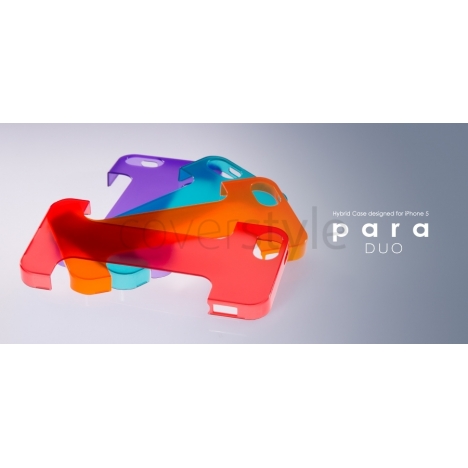 more - Custodia Para Duo per iPhone 5 - Arancione