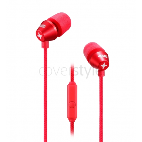 id America - Auricolari In-Ear New Metropolitan in Alluminio - Rosso