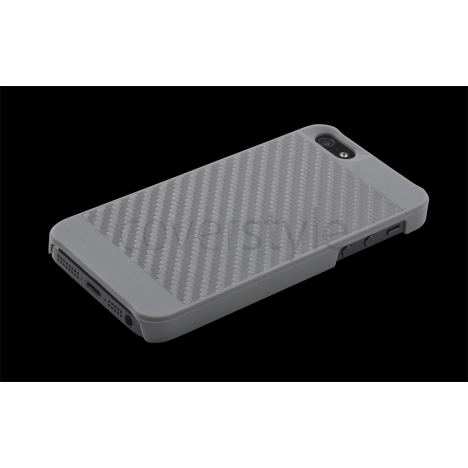 ION factory - Custodia StealthShell Carbonio per iPhone 5 - Grigio