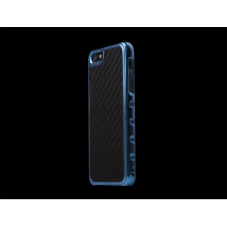 ION factory - Custodia Predator Carbonio per iPhone 5 - Blu