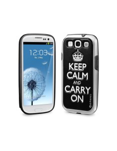 id America - Bumper + Cushi Plus Calm per Galaxy S3 - Nero