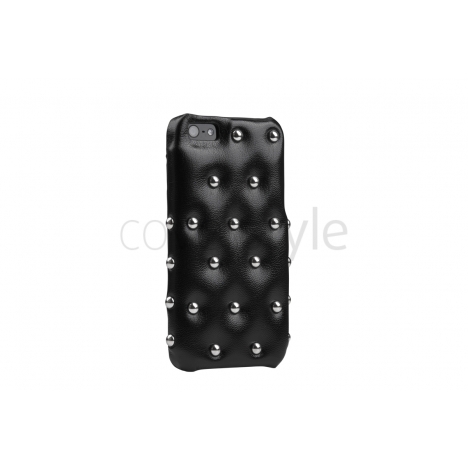 ION factory - Custodia in Pelle ﻿Funky Punky per iPhone 5 - Nero﻿
