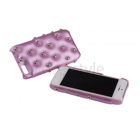 ION factory - Custodia in Pelle ﻿Funky Punky per iPhone 5 - Rosa