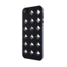 VCubed - Custodia Borchie a Rombo Argento per iPhone 5﻿ - Nero