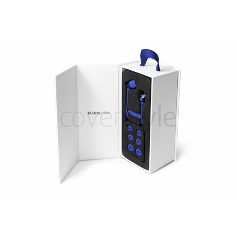 id America - Auricolari In-Ear New Metropolitan in Alluminio - Blu