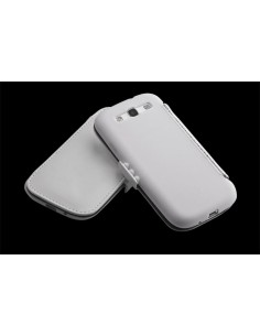 ION factory - Custodia Liptic in Pelle per Galaxy S3 - Bianco
