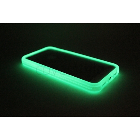 Bumper Fluorescente per iPhone 5 - Azzurro
