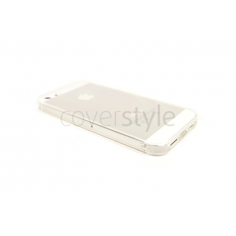 Custodia Ultra Sottile Flessibile Trasparente Anti-Polvere per iPhone 5