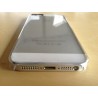 Custodia Sottile Rigida Trasparente con Foro Fotocamera Nero per iPhone 5