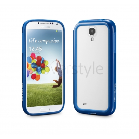 id America - Bumper Cushi Band per Galaxy S4 - Blu