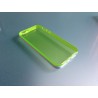 Custodia Flessibile Bordo Rinforzato con Interno Trasparente per iPhone 5 - Verde