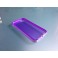 Custodia Flessibile Bordo Rinforzato con Interno Trasparente per iPhone 5 - Viola