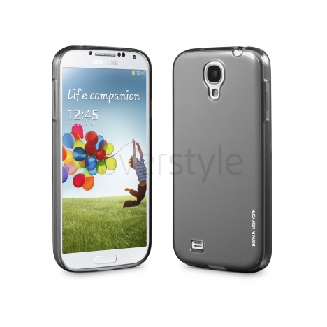 id America - Custodia Flessibile Liquid per Galaxy S4 - Nero