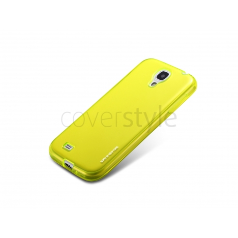 id America - Custodia Flessibile Liquid per Galaxy S4 - Giallo