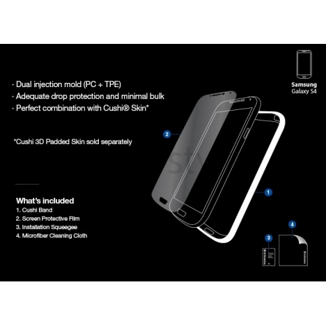 id America - Bumper Cushi Band per Galaxy S4 - Arancione