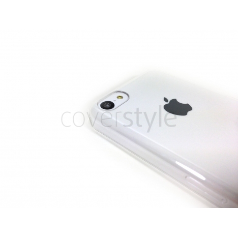 Custodia Crystal Ultra Sottile Trasparente per iPhone 5C - Bianco