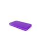 Custodia Flessibile Trasparente Anti-Polvere per iPhone 4/4S - Viola