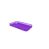 Custodia Flessibile Trasparente Anti-Polvere per iPhone 4/4S - Viola
