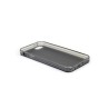 Custodia Dust Matt Anti-Polvere Flessibile Trasparente per iPhone 5/5S - Nero