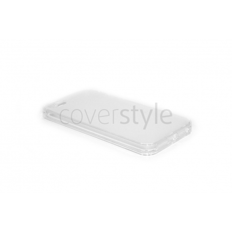 Custodia Dust Matt Anti-Polvere Flessibile Trasparente per iPhone 5/5S - Bianco