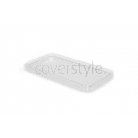 Custodia Dust Matt Anti-Polvere Flessibile Trasparente per iPhone 5/5S - Bianco