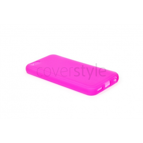 Custodia Flexi Matt Flessibile Opaca per iPhone 5C - Rosa