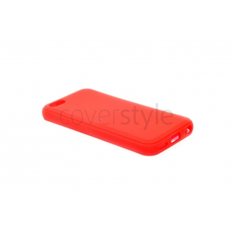 Custodia Flexi Matt Flessibile Opaca per iPhone 5C - Rosso