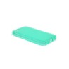 Custodia Glossy Matt Flessibile Trasparente per iPhone 5C - Turchese