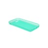 Custodia Glossy Matt Flessibile Trasparente per iPhone 5C - Turchese