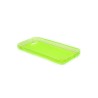 Custodia Glossy Matt Flessibile Trasparente per iPhone 5C - Verde