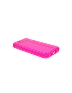 Custodia Glossy Flessibile Trasparente per iPhone 5C - Rosa