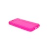 Custodia Glossy Flessibile Trasparente per iPhone 5C - Rosa